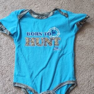 Mossy Oak Blue Baby Onesie